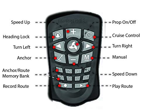 Motorguide 8M0092070 Xi Series Pinpoint Plug-and-Play GPS Navigation System with Handheld Remote, Beige,Black