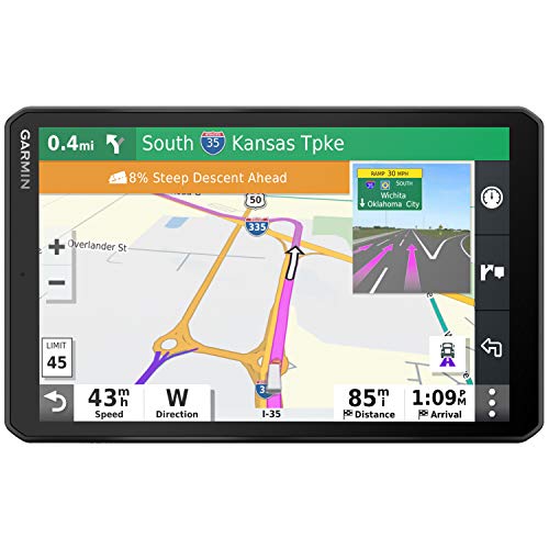 Garmin dezl OTR800 8" GPS Truck Navigator (010-02314-00) with Accessory Bundle