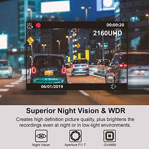 REXING V1 - 4K Ultra HD Car Dash Cam