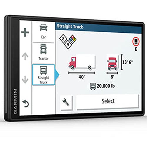 Garmin dezl OTR800 GPS Truck Navigator with Accessory Bundle