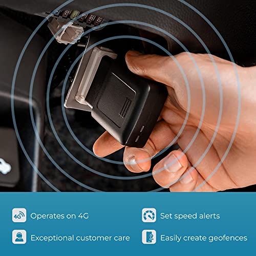 Brickhouse Security GPS Tracker for Vehicles- TrackPort OBD II Tracking Device- Tracker for Car Location and Speed- Mini OBD GPS Tracker for Vehicles- GPS Trackers- Subscription Required