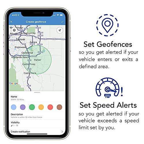 Brickhouse Security GPS Tracker for Vehicles- TrackPort OBD II Tracking Device- Tracker for Car Location and Speed- Mini OBD GPS Tracker for Vehicles- GPS Trackers- Subscription Required