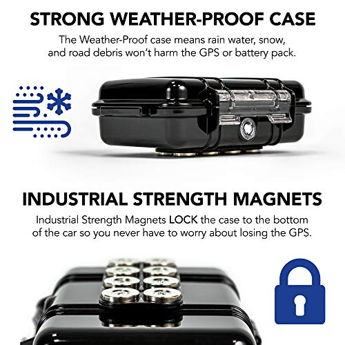 Brickhouse Security GPS Tracker for Vehicle - Security 140-Day LTE Magnetic GPS Tracker for Vehicles, GPS Tracking Devices with Magnetic Case & Extended Battery, Vehicle Tracker, Subscription Required