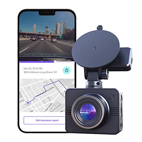 Nexar Beam GPS Dash Cam | HD Front Dash Cam | 2022 Model | SD Card Included | Unlimited Cloud Storage | Parking Mode | WiFi