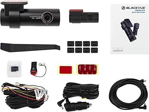 Blackvue DR900S-2CH with Power Magic Pro Hardwire Kit 2-Channel | 4K Dashcam | 16GB SD Card