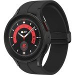 SAMSUNG Galaxy Watch 5 Pro (45mm, WiFi + 4G LTE) 1.4" Super AMOLED Smartwatch GPS Bluetooth with Advanced Sleep Coaching, Bioactive Sensor, Water Resistant R925U (Fast Charger Bundle) (Renewed)