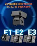 VANTRUE E1, E1 Lite, E2, E3 Dash Cam Type C USB Port Adhesive Dash Cam Magnetic Windshield GPS Mount