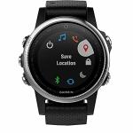 Garmin fēnix 5s, Premium and Rugged Smaller-Sized Multisport GPS Smartwatch, Silver/Black