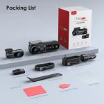 VIOFO T130 3 Channel Dash Cam Uber, Built in WiFi and GPS, 1440P+1080P+1080P Three Way Triple Car Dash Camera, IR Night Vision, Supercapacitor, G-Sensor, 24 Hour Parking Mode