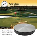 VOICE CADDIE VC4 Golf GPS rangefinder/Voice Output of Distance/Auto Slope/Active Green info/Over 40,000 Course Around The World/Front, Middle, Back of The Green Information provided, Silver & Black