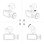 Vantrue N4, N2S, X4S, N1 Pro(2023), T3 Dash Cam GPS Receiver Module Type C USB Port Car Suction Cup Mount for Windows and Mac