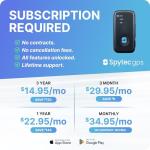 5 Pack Spytec GPS GL300 GPS Tracker for Vehicles, Cars, Trucks, Motorcycles, Loved Ones and Asset Tracker with Real-Time Tracking with App - Powered by Hapn