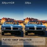 Vantrue R3 2K Ambarella A12 Dash Cam Super HD 2304x1296P 1920x1080P 170° Car Camera, Super HDR Night Vision, 24 Hours Parking Mode, External GPS, Support 256GB Max, Motion Sensor for 12V-24V Car Truck