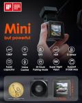 Bundle: Vantrue E1 Lite 1080P WiFi Mini Dash Cam with GPS and Speed + 256GB microSD Card + Type C USB Hardwire Kit