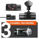 Vantrue N4 3 Channel 4K Dash Cam, 4K+1080P Front and Rear, 1440P+1440P Front and Inside, 1440P+1440P+1080P Three Way Triple Car Camera, IR Night Vision, 24hr Parking Mode, Capacitor, Support 256GB Max