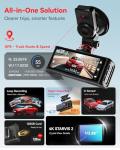 REDTIGER 4K Dash Cam with GPS and Touch Screen