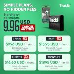 Tracki GPS Tracker for Vehicles, Car, Kids, Dogs, Motorcycle. 