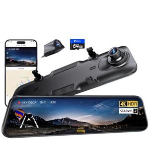 Pelsee S12 Pro 4K Mirror Dash Cam