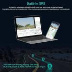 1440P QHD Built-in GPS Wi-Fi Dash Cam, Front and Inside Car Camera Recorder with Infrared Night Vision, Supercapacitor, 4 IR LEDs，G-Sensor, Parking Mode, Loop Recording (D30S)