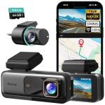 BOTSLAB 4K Front and Rear Dash Cam