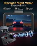 TERUNSOUl 4K Dash Cam with Built-in GPS