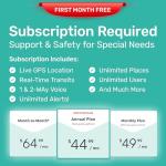 AngelSense Personal GPS Tracker for Kids, Teen, Autism, Special Needs, Elderly, Dementia