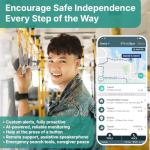 AngelSense Personal GPS Tracker for Kids, Teen, Autism, Special Needs, Elderly, Dementia