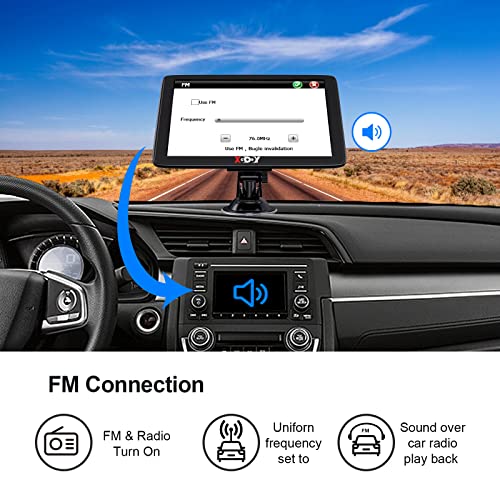 XGODY GPS Navigation for Car Truck GPS Navigation System 2023 Map 7 Inch Touchscreen Car GPS Navigator 8GB 256M with Voice Guidance and Speed Camera Warning Auto GPS with Lifetime Free Map Update
