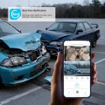 LAMTTO 4G LTE Car Security GPS Tracker & Dash Cam