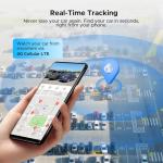LAMTTO 4G LTE Car Security GPS Tracker & Dash Cam