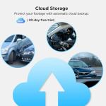 LAMTTO 4G LTE Car Security GPS Tracker & Dash Cam