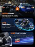 Nanoby 4K 3-Channel Dash Cam with WiFi GPS