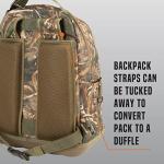 Allen Company Gear Fit Pursuit Punisher Camo Waterfowl Hunting Backpack for Men and Women - Shotgun and Bow Carry Bag - Holds Shooting Accessories and Camping Gear - â€ŽRealtree Max-5 Camo