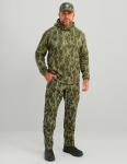 Nomad Men's Axe Camo Hoodie, Performance Hunting Sweatshirt, Mossy Oak Bottomland, Large