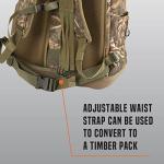 Allen Company Gear Fit Pursuit Punisher Camo Waterfowl Hunting Backpack for Men and Women - Shotgun and Bow Carry Bag - Holds Shooting Accessories and Camping Gear - â€ŽRealtree Max-5 Camo