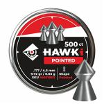 Hawki Airgun Pellets .177cal/4.5mm Caliber (9.72gr/0.63 g) 500 ct Hi6019EX Pointed