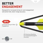 TenPoint Lighted Pro Elite 400-20" Carbon Crossbow Arrows, Pack of 3 - with Alpha-Blaze Lighted Nock & Alpha-Nock HP & HP Aluminum Bushing - Essential for Crossbow Hunting