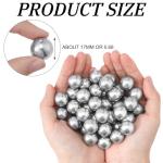 Gisafai 150 Pcs 68 Caliber Aluminum Paintball Ammo Practice Paintball Powerful Non Lethal for Shooting Training Practice