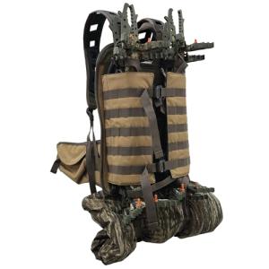 Insights Hunting by frogg toggs - Saddle Stalker Hunting Backpack, Solid Elements Brown