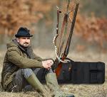 RUBY.Q 32"/37"/46" Rifle Bag, Black/Khaki/Green Tactical Long Rifle Backpack, Portable Shotgun Case for Firearm Storage and Transportation, Suitable for Outdoor Hunting Shooting (37" Black)