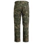 BLOCKER OUTDOORS Finisher Turkey Hunting Cotton Pants – Durable Scent-Control Camo Pants with Adjustable Waist & Multiple Pockets (Large, MO Greenleaf)