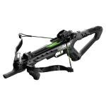 Barnett Demun Tri-Strike Mini Crossbow - Compact Break Action Pistol Crossbow, 3-Shot Magazine, Flip Down Foregrip, Precision Sights - 180fps, 7in Bolts, 5 Bolts Included