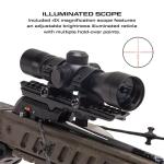 Killer Instinct Fuel 415 RDC Crossbow Kit 415 FPS 210 LB Draw Weight - Integrated RDC Crank with 5-Position Adjustable Stock and 4x32 Scope