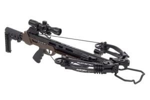 Killer Instinct Rapid 420 Crossbow - 420 FPS High-Speed Hunting Crossbow with 4×32 Scope, Rope Cocker, Arrows, Quiver & Rail Lube - Compact & Powerful Kit