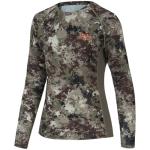 BASSDASH Women’s Camo Hunting Shirt Long Sleeve UPF 50+ Sun Protection Performance Tee Fishing Hiking