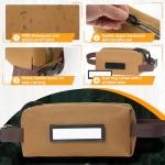 OUUTMEE 4-Pack Tactical Ammo Pouch Loose Sacs, Ammunition Carrier Bag with ID Patches