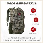 Badlands ATX 12 Hunting Pack - All-Terrain Xtreme Tactical Backpack, Lightweight, Water Resistant, Mud