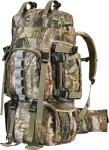 Hunting Backpack for Men, 60/80L Camo Backpack with Waterproof Rain Cover, 600D Hunting Pack for Hunters