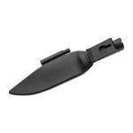 Cold Steel Bowie Blade Bushman Durable Resistant 7" SK-5 High Carbon Fixed Blade Outdoor Survival Hunting Knife, 5.25" Hollow Handle, Secure-Ex Sheath with Ferrocerium Fire Steel