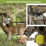 Hunting Backpack for Men, 60/80L Camo Backpack with Waterproof Rain Cover, 600D Hunting Pack for Hunters